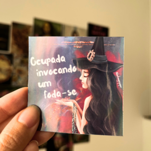 Adesivo Invocando foda-se