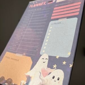 Bloco Planner Diário Fantasmas Apaixonados - Imagem 2