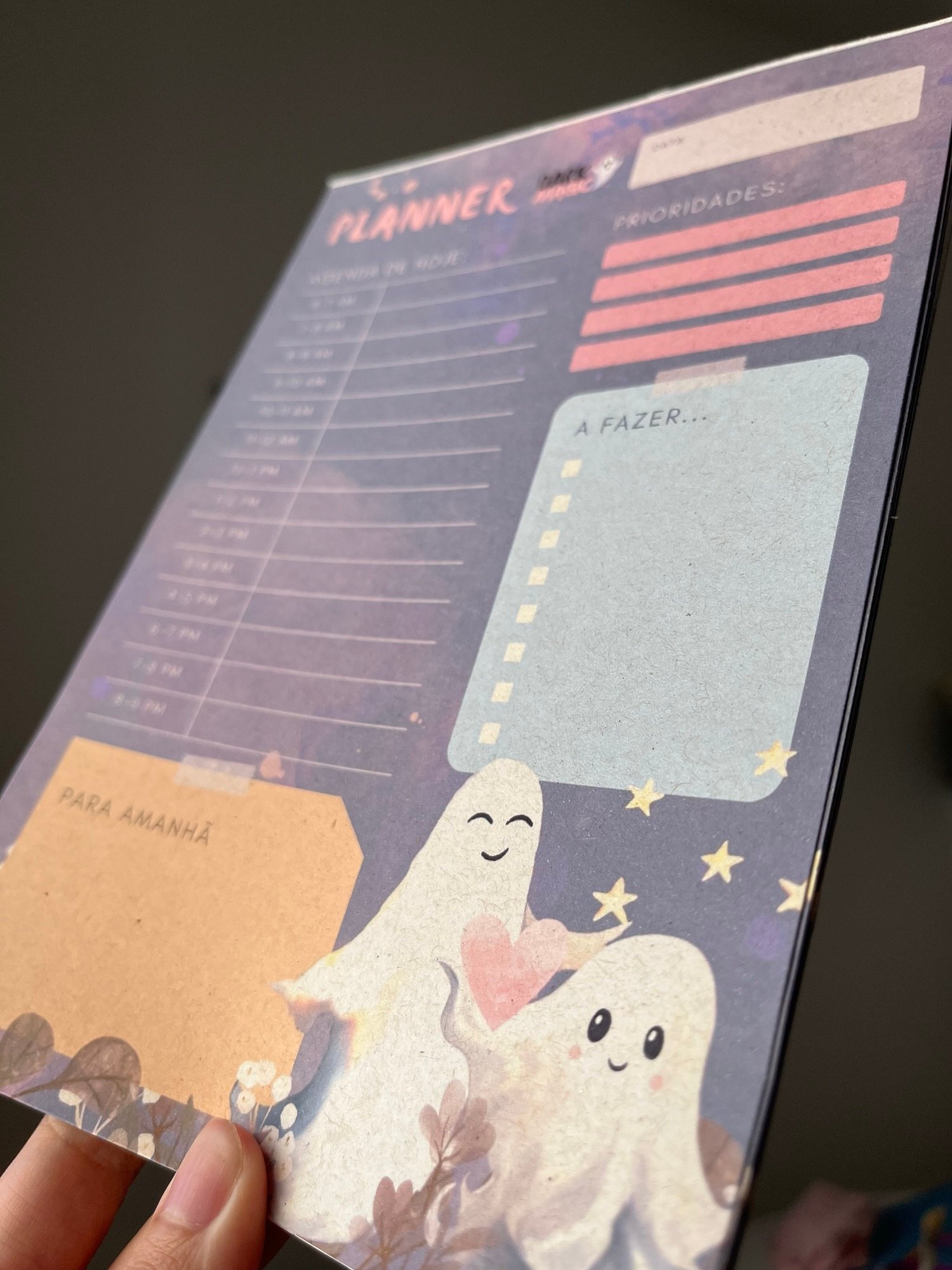 Bloco Planner Diário Fantasmas Apaixonados - Imagem 2