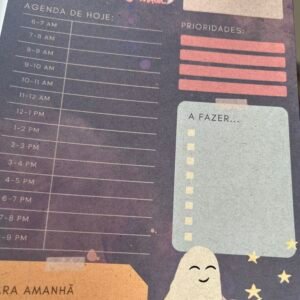 Bloco Planner Diário Fantasmas Apaixonados - Imagem 3