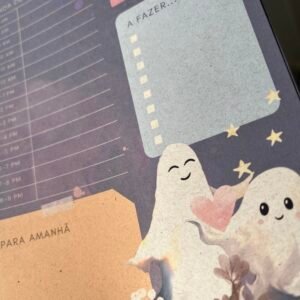 Bloco Planner Diário Fantasmas Apaixonados - Imagem 4
