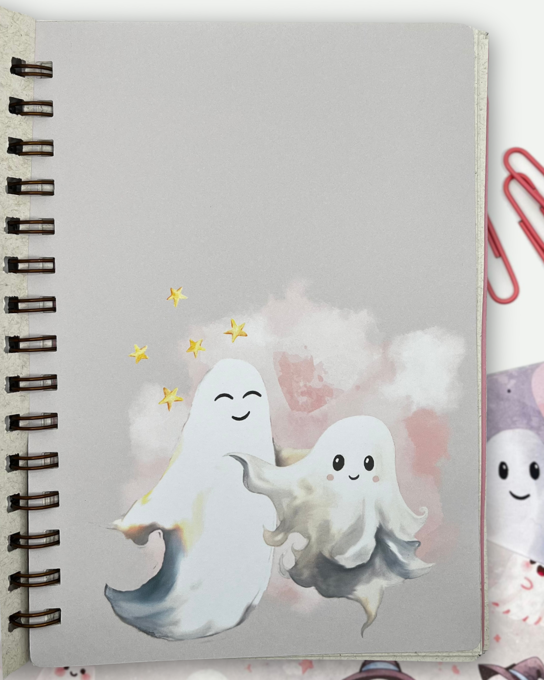 Caderno Universitário 5 matérias Fantasmas Apaixonados - Imagem 7
