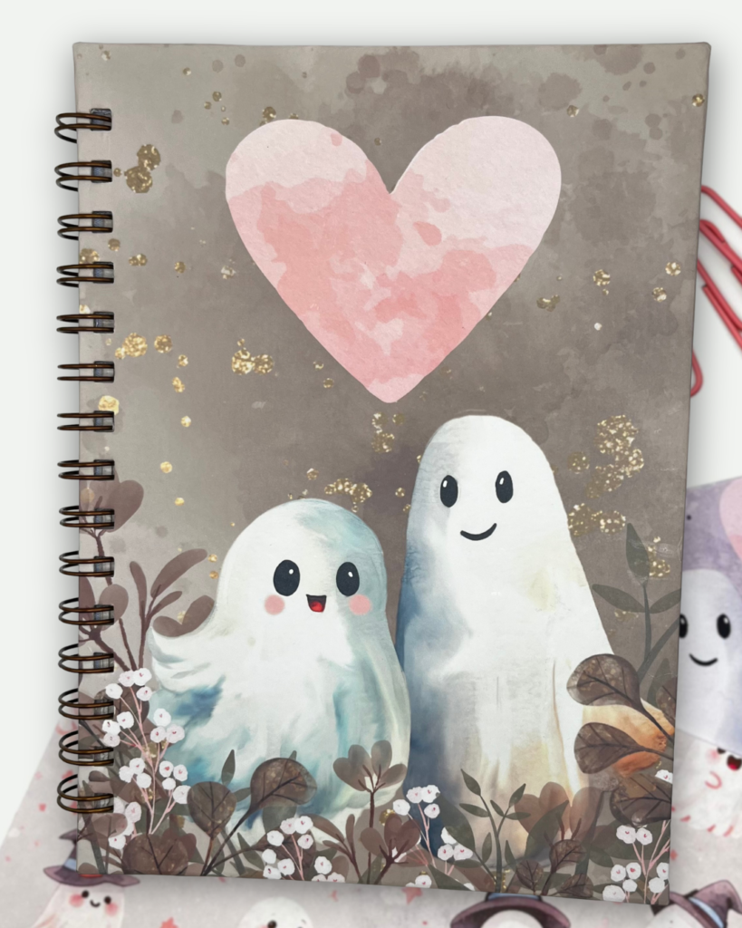 Caderno Universitário 5 matérias Fantasmas Apaixonados